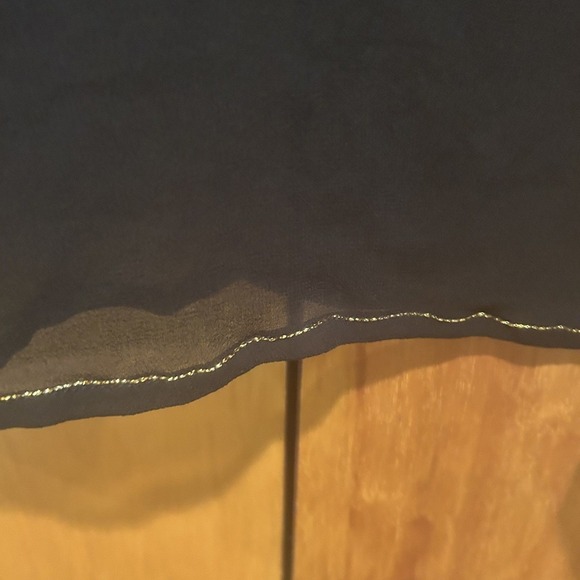 Phool Blouse Womens Medium Black Sheer Colorful Embroidery Boho Fairy Ethereal - Picture 4 of 9